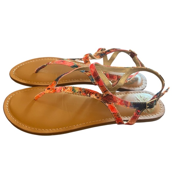 Fergalicious, Fergie Sandals Womens 8.5 Floral Strappy Flats
Comfort pink buckle - Picture 4 of 10